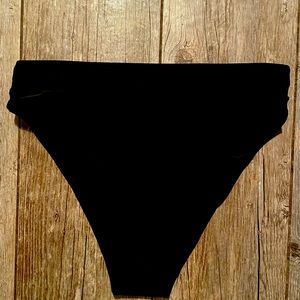 Black swim bottoms, xl